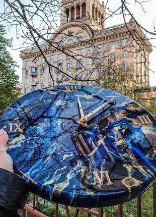 Годинник з епоксидної смоли 9