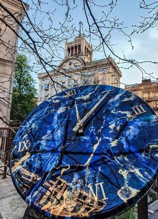 Годинник з епоксидної смоли 7