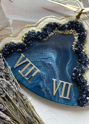 Часы из эпоксидной смолы , ручная работа