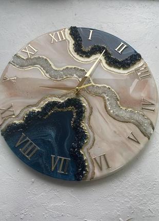 Часы из эпоксидной смолы , ручная работа