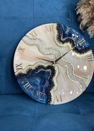 Часы из эпоксидной смолы , ручная работа