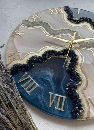 Часы из эпоксидной смолы , ручная работа