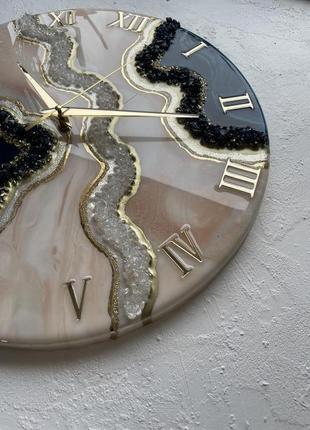 Часы из эпоксидной смолы , ручная работа