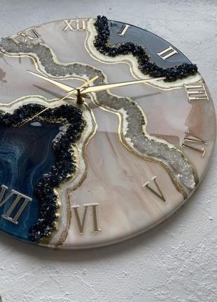 Часы из эпоксидной смолы , ручная работа