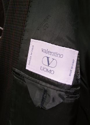 Оверсайз  винтажный пиджак с мужского плеча шерсть пье де пуль гусиная2 фото
