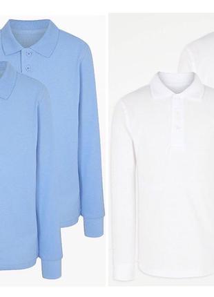 Рубашка/поло с коротким и длинным рукавом известного английского бренда george.2 фото