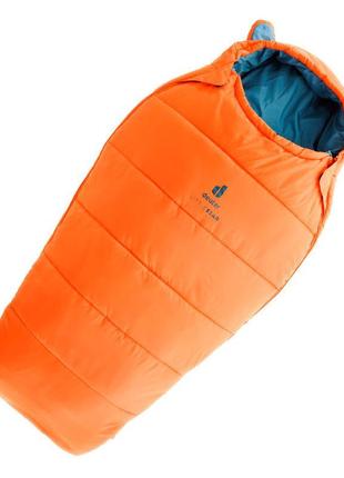 Спальний мішок deuter little star колір 9315 saffron-slateblue...1 фото