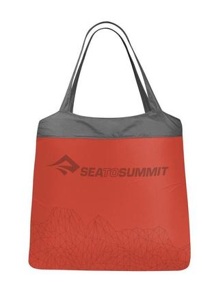 Сумка складна sea to summit ultra-sil nano shopping bag (red) ...