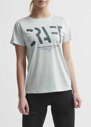 Футболка craft eaze ss logo mesh tee woman розмір m колір 6020...2 фото