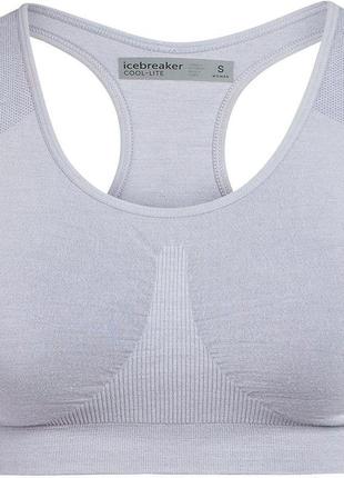 Топ icebreaker anatomica seamless long sport bra wmn orchid ht...