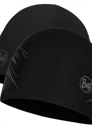 Шапка buff microfiber reversible hat r-solid black (bu 118176....