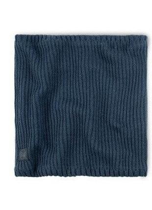 Шарф buff knitted&fleece; neckwarmer rutger steel blue i (bu 1...3 фото