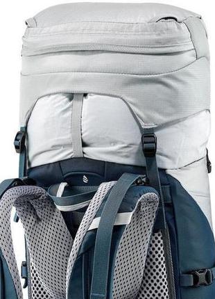 Рюкзак deuter aircontact lite 40 + 10 колір 4327 tin-arctic (3...5 фото