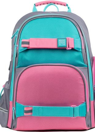 Набір ранець + пенал + сумка для взуття kite wk 702 рожево-бла...2 фото