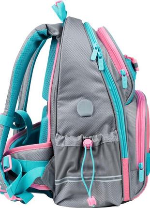 Набір ранець + пенал + сумка для взуття kite wk 702 рожево-бла...5 фото