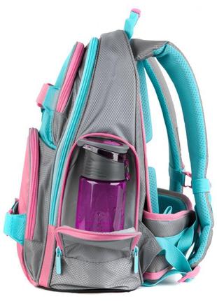 Набір ранець + пенал + сумка для взуття kite wk 702 рожево-бла...6 фото
