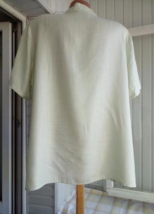 Блуза рубашка большого размера батал4 фото