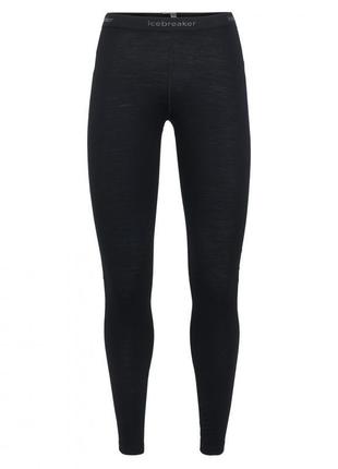 Термобрюки icebreaker 200 oasis leggings wmn l black (104 383 ...