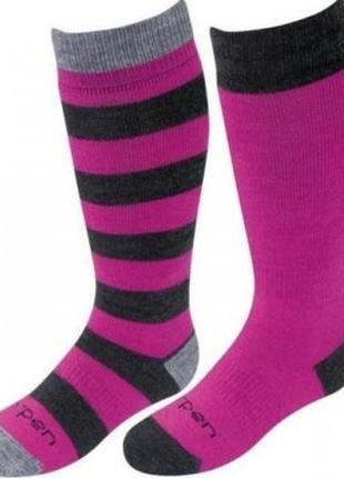 Шкарпетки lorpen s2kn 1345 fuchsia-charcoal kidsxs (23-26)