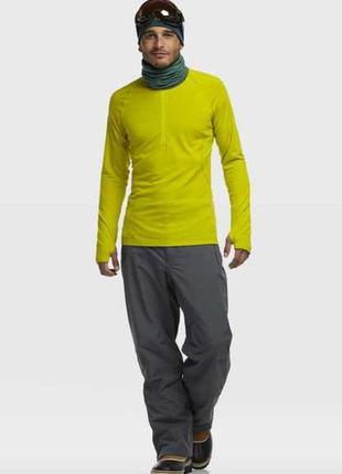 Термокофта icebreaker sprint ls half zip men chartreuse/pine m...3 фото