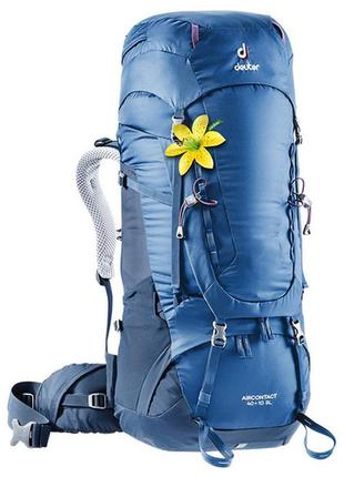 Рюкзак deuter aircontact 40 + 10 sl колір 3385 petrol-navy (33...