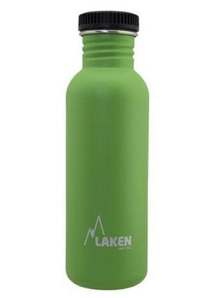 Пляшка для води laken basic steel bottle 0,75 l - p/s cap 8412...