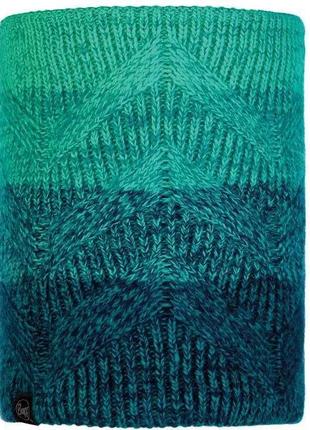 Шарф-труба buff knitted & polar neckwarmer masha turquoise (bu...