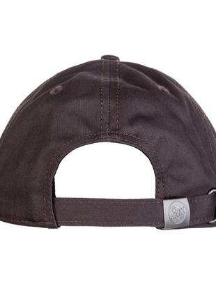 Кепка buff baseball cap solid pewter grey (bu 117197.906.10.00)3 фото