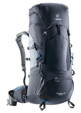 Рюкзак deuter aircontact lite 50+10 колір 7403 black-graphite ...