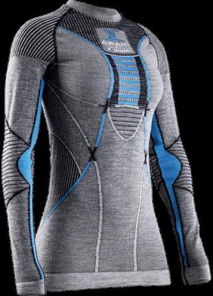 Термофутболка x-bionic apani 4.0 merino shirt round neck long ...