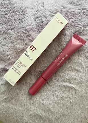 Clarins natural lip perfector блеск для губ с увлажняющим эффектом, 07 оттенок5 фото