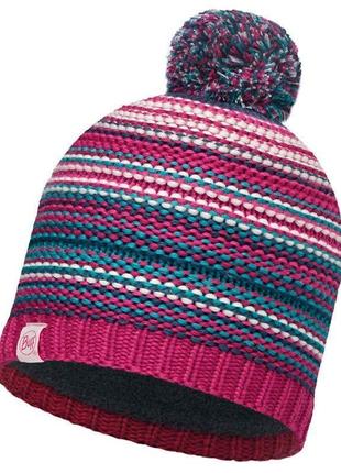 Шапка buff junior knitted & polar hat amity pink cerisse (bu 1...