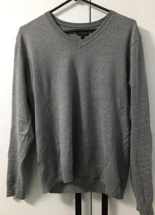 Пуловер next серый м-l размер8 фото