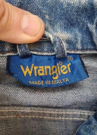 Куртка "маленькая" джинсовая винтажная wrangler размер 36 
идеальное состояние5 фото