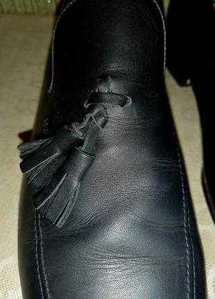 Кожаные туфли лоферы8 фото