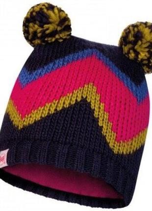 Дитяча шапка buff child knitted & polar hat arild deep blue (b...