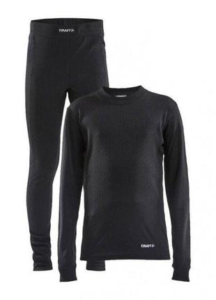 Комплект дитячої термобілизни craft core warm baselayer set ju...