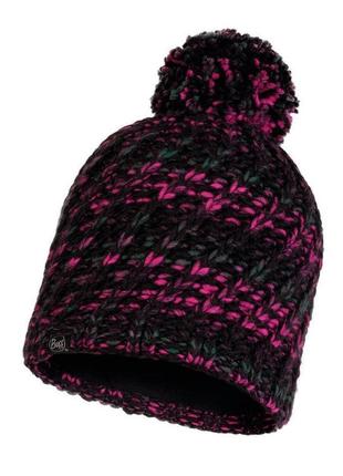 Шапка buff knitted & polar hat valya black (bu 120852.999.10.00)