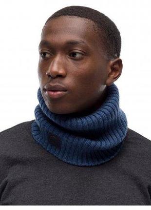 Шарф buff knitted neckwarmer comfort norval denim (bu 124244.7...2 фото