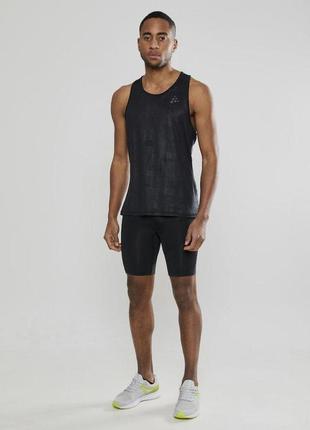 Майка craft shade singlet man розмір xl колір 999999 (1905854)6 фото