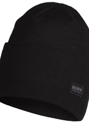 Шапка buff knitted hat niels black (bu 126457.999.10.00)1 фото