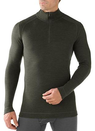 Термокофта smartwool men's nts mid 250 zip t чоловіча (olive h...