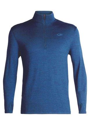 Термокофта icebreaker original ls half zip men equinox hthr xx...