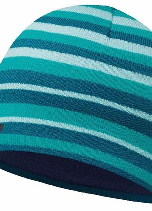 Шапка buff knitted & polar hat laki stripes turquoise (bu 1135...