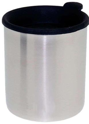 Термокружка з кришкою tatonka thermo mug 250 (silver/black) (t...