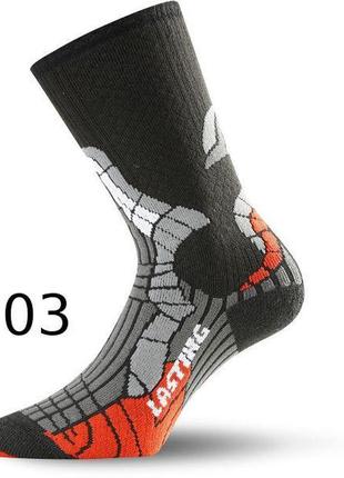 Термошкарпетки бігові лижі lasting sci 905 - l (42-45) - чорний