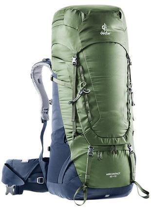 Рюкзак deuter aircontact 65 + 10 колір 2325 khaki-navy (332051...