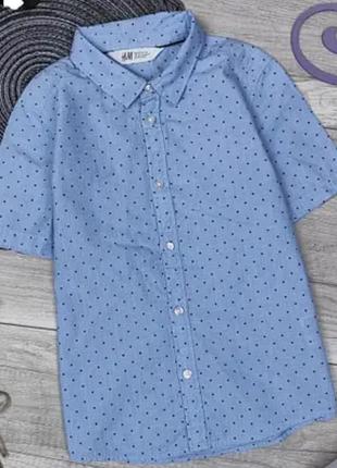 Рубашка h&amp;m в идеале. размер 9-10 лет, рост 140