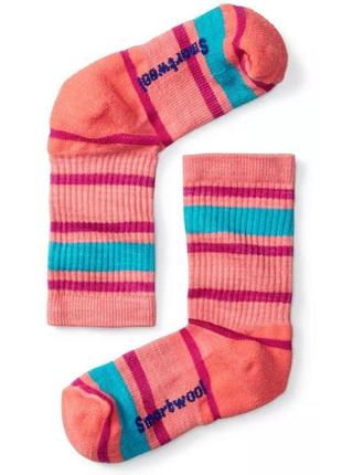 Термошкарпетки дитячі smartwool kids' hike light striped crew ...