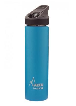 Термобутылка laken jannu thermo 0,75 l cyan (tj7ac)1 фото